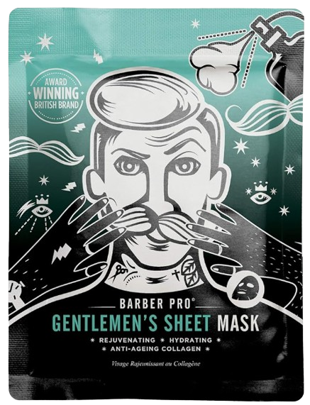 BARBER PRO GENTLEMEN'S SHEET MASK 23G